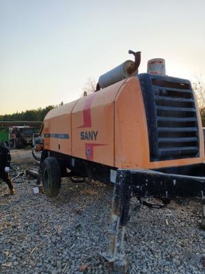 China Semi Dry Shotcrete Concrete Trailer Pumps Lager Scale Sany 8m Sup3 Per Hour for sale