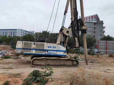 China Used 2013 SOILMEC SR70 Rotary Drilling Rig Maximum Drilling Depth 94m Hydraulic Hammer for sale