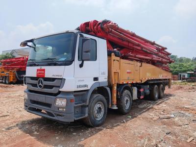 China 2019 SANY 56m Used Concrete Pump on Mercedes Benz in Stock with New Condition Good Price for sale