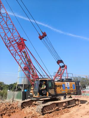 China 2019 SANY 60 Tons Used Crawler Crane ISO9001 Certified 40m Lifting Height for sale