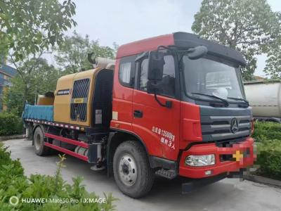 China Used Mini Concrete Line Pump Truck Cement Transfer Pump with 2 Boom Sections for sale