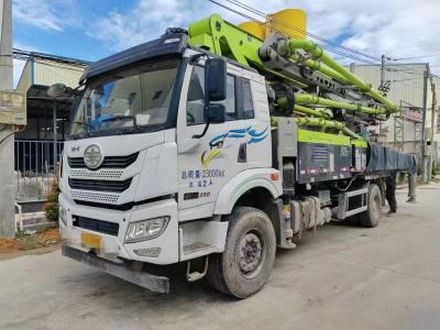 China 2023 Zoomlion concrete pump truck 38 meters installed FAW Jiefang chassis for sale for sale