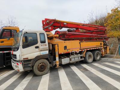 Chine 2008 putzmeister concrete pump truck 38 meters installed Isuzu stock chassis for direct sale à vendre