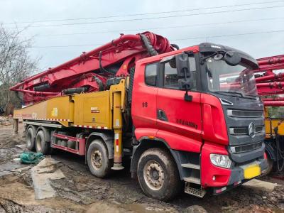 China Used 56m concrete pump truck with Sany self-made chassis, for sale