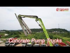 green 2019 zoomlion 63m concrete boom pump on mercedes benz concrete pump truck construction machine