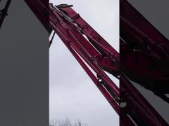 Used 2018 concrete pump truck 56m mounted pump truck chassis now for sale