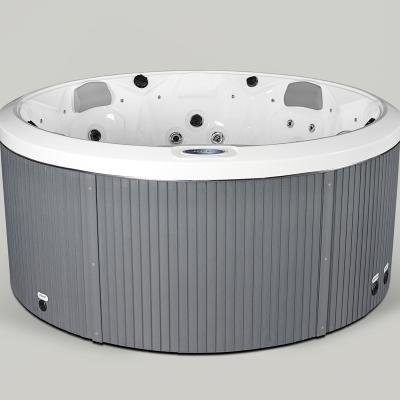 China 7 Person Whirlpool Free Round Bathtub Luxury Freestanding Massager Outdoor Bath Te koop