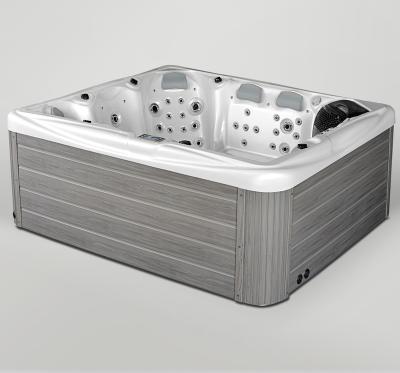 China New Design 6-8 Person Free Massage Hot Tub Spa Hydraulic Swimming Bathtub Te koop