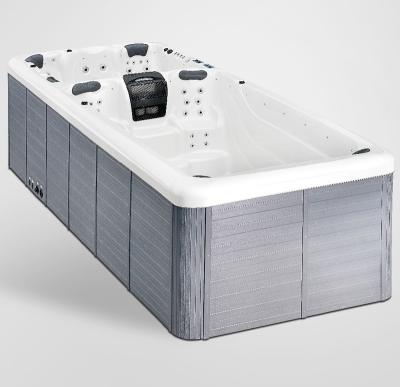 China 2021 Modern Luxury Acrylic Rectangle Bath Spa Outdoor Hot Tub Spas Swimming Pool Te koop