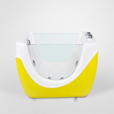 China Home / Hotel Colorful Bathtub / Public Portable Acrylic Bubble Baby Spa Equipment Baby Tub à venda