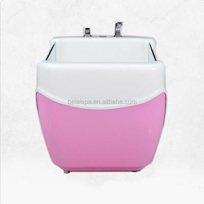 中国 Home / Hotel / Public White Cobuild Baby Spa Bathtub With Glass Panel 販売のため