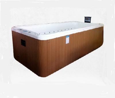 Κίνα Eco-friendly Balboa controlled led lighting outdoor swimming pool, portable spa, swim spa προς πώληση