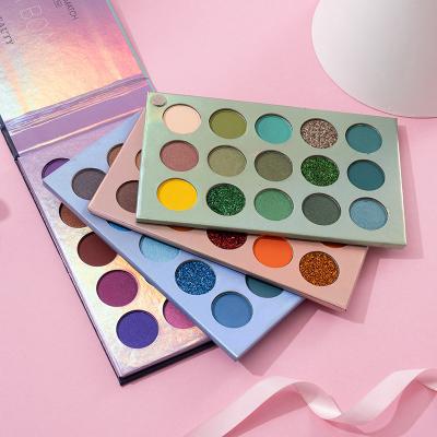 China 60 Color Waterproof Eyeshadow Palette 4 Layer Shimmer Shimmer 4 Times Pearl Matte Dish Makeup Waterproof Eyeshadow Palette for sale