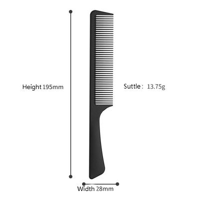 China Carbon Fiber Tail Comb Household Hairdressing Haircut Men Anti-density Sharp Tooth Comb Comfortable Ladies Long Hair Comb for sale