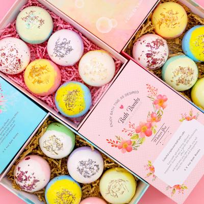 China Health Care Bath Ring Box Oil Essential Oil Explosion Ball Milk Bath Salt Ball Scented Bubble for sale