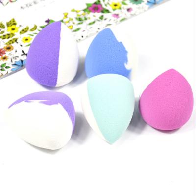 China Wholesale Super Soft Egg Beauty Water Squash Makeup Cosmetics Tools Dry Puff Wet Double Function Latex Powder Soft Face Cleansing Puff for sale