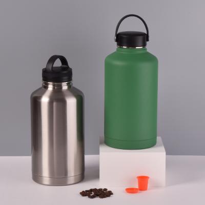 China PORTABLE Custom Bottle Double Wall Stainless Steel Travel Sports Flask Water Bottles for sale