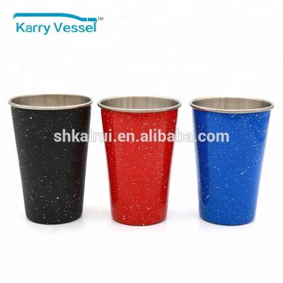 China 500 ml 304 Stainless Steel Sustainable Beer Mug Drink Mug Customized Color And Logo Available for sale