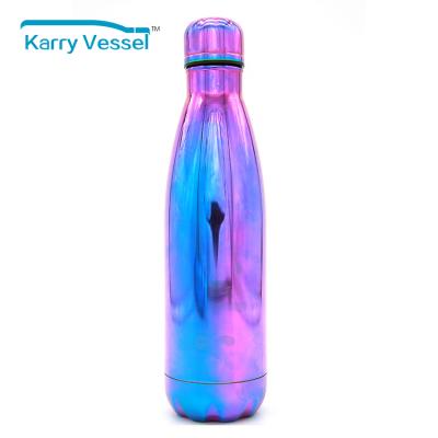 China PORTABLE Stainless Steel Water Bottle 500ml 750ml Thermos Cola Shape Vacuun Flask Water Bottle for sale