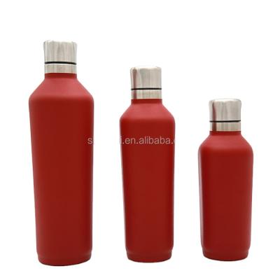 China Sustainable Simple Modern Wide Top Water Bottle Mouth Cups Vacuum Flask Vacuum Insulated Stainless Steel for sale