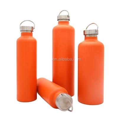 China KARRY Sustainable Double Wall Vacuum Insulated Stainless Steel Wide Mouth Leak Proof Sports Water Bottle for sale