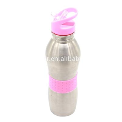 China 600 Ml BPA Free Sustainable Eco Friendly Stainless Steel Insulated Water Bottle With Straw for sale