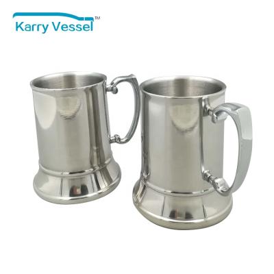 China KRTK450 Sustainable Double Wall Stainless Steel Tankard / Coffee or Beer Mug for sale