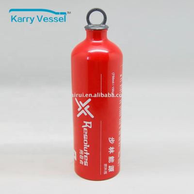 China Lightweight Manufacturer Custom Color Aluminum Container Gasoline and Oil Gas Bottle for Outdoor Camping for sale