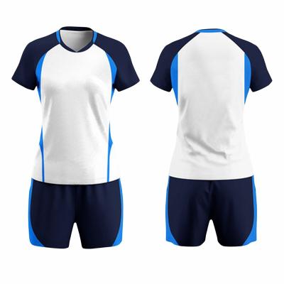 China Quick Dry Breathable Comfortable Perfect Unique Kid Suit Hot Sell Design Color Blue Volleyball Uniform for sale