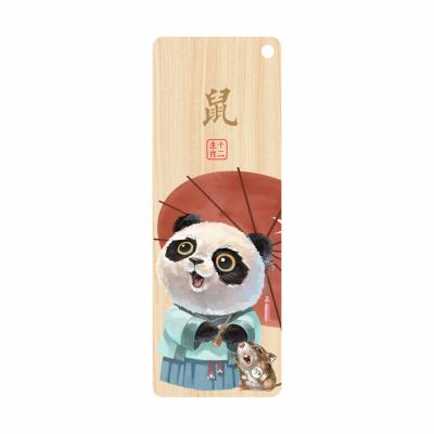 China China Cute Popular Decorative Wooden Shaped Landmarks Panda Funny Custom Interested Gift for sale