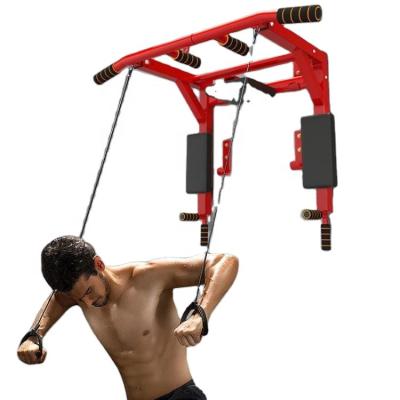 China Body Muscle Factory Sale Home Gym Use Equipment Chin Straight Up Bar Wall Mount Pull Up Bar for sale