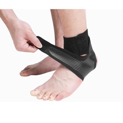 China OEM Breathable Nylon Nylon Logo Support Adjustable Foot Orthosis Carbon Fiber Ankle Brace Support for sale