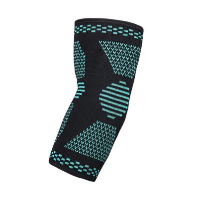 China Sports Breathable Elastic Fitness Gym Protective Pad Sweat Elbow Brace Compression Support Sleeve for sale