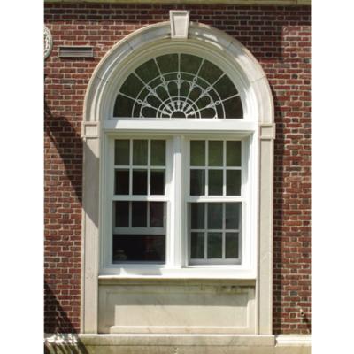 China Modern Popular Design European Outdoor Natural Stone Marble Window Surround View Frames for sale