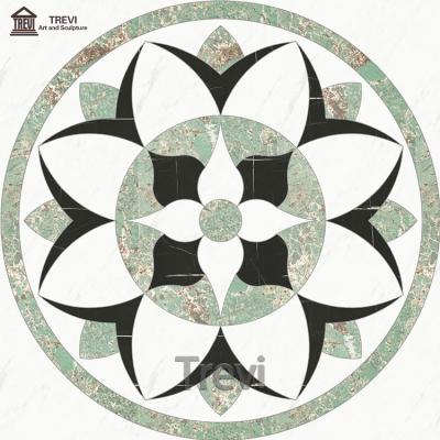 China Modern interior marble waterjet medallion floor stone decoration marble waterjet tile for sale for sale