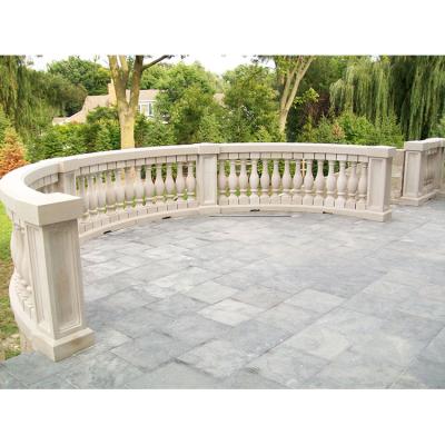 China Schoenen Balcony Traditional Modern Villa Baluster White Marble Baluster for sale