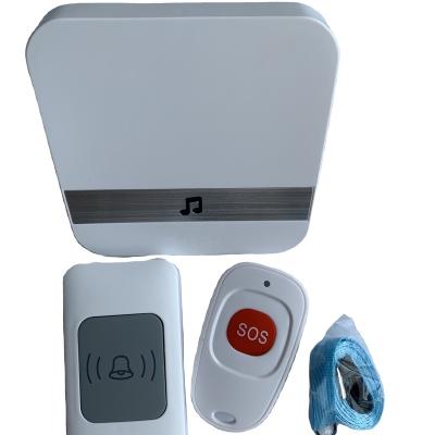 China Modern Working Range Wireless Vibration Alert Long Range Wireless Doorbell For Deaf And Elderly Battery, Plug In Max 300m 433mhz for sale