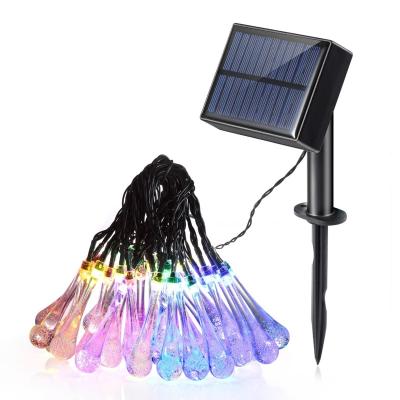 China Waterproof Festival LED Lights 20/30/100 LED String Lights Holiday Christmas Party Outdoor Solar Fairy Garden Fairy Lights for sale