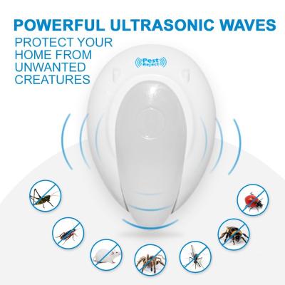 China 20-68kHz Mosquito Insect Repellent Indoor Portable Ultrasonic Reflector Repellent Pest Control Pests Effective Ultrasonic Pest Repeller Plugs Roache Bugged for sale