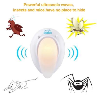 China Viable Ultrasonic Ultrasonic Mosquito Repeller Anti Pest Control Reflector Mosquito Electronic Rat Mice for sale