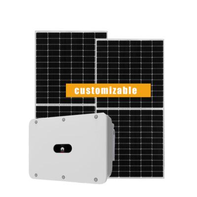 China home hybrid solar system for homes 15kw 20kw 25kw 30kw fotovoltaic solar panel system 10kw kit for sale