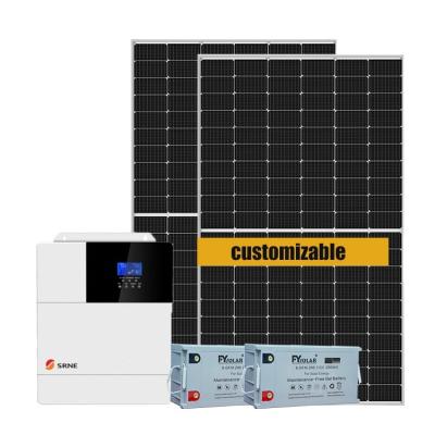 China Commercial off grid solar kits 2kw solar power systems for home 5kw 6kw solar panel system for home for sale