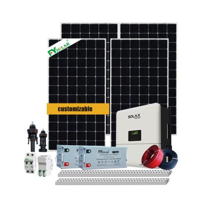 China Home Solar Generator 5kw 10kw Solar Panel System Off Grid For Home Appliances Solar Kit 10 kw 5kw for sale