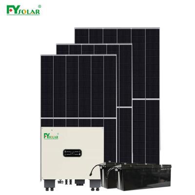 China Home Energy Storage System 3kw 5kw 10kw Solar Panels Solar Panel System And Lithium Battery For Home for sale