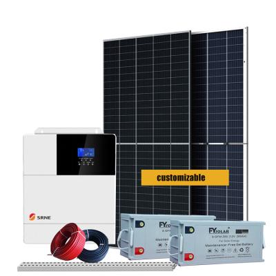 China Home 10KW Off Grid Solar System 15kw 20kw Solar System Full Set Solar Rack System Kit for sale