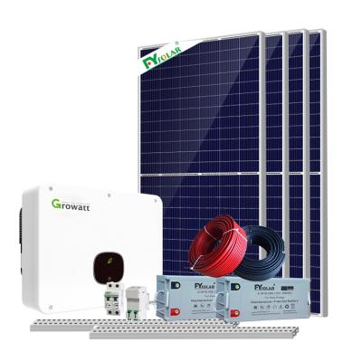 China Home Solar Panel System Off Grid Power System Home 1kw 2kw 3kw 3kw 5kw Solar Photovoltaic System for sale