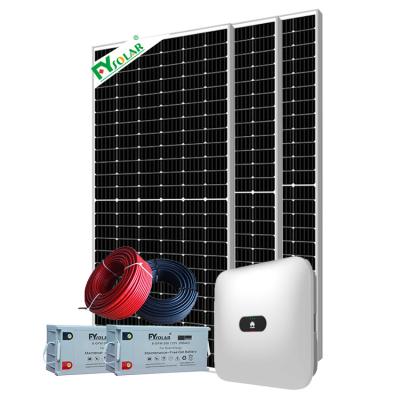 China Commercial Solar Panels With Built In Inverters Battery 3kw Home Solar Panel System Full Off Grid Solar System for sale