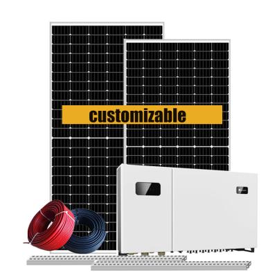 China Commercial 10KW On Grid Solar Panel System Generator Solar Kit 10 KW 10000w Solar Panel Kit Home for sale