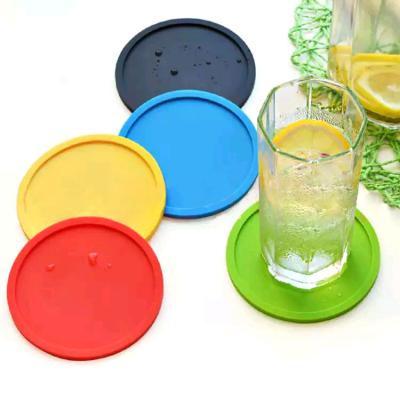 China Viable Silicone Coasters Wholesale Heat Resistant Dirt-Resistant Non-Slip Mat Silicone Coasters Drink Coasters Cup Pad for sale