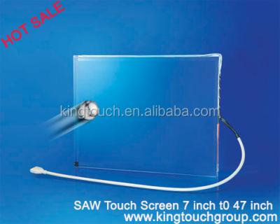 China Single-touch or Double-touch 30 inch SAW touch screen panel (vandal proof) for sale